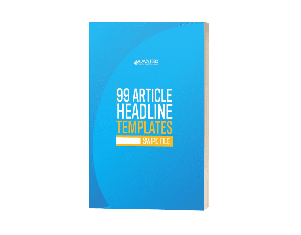 A book with headline templates.