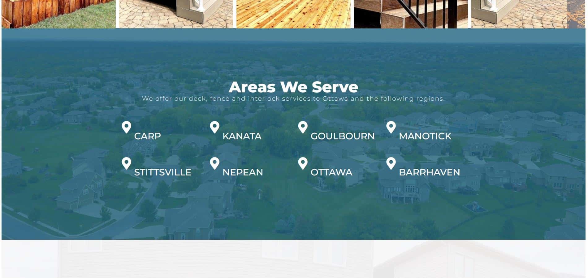 Portfolio | Backyard Pros A website design for a construction company.