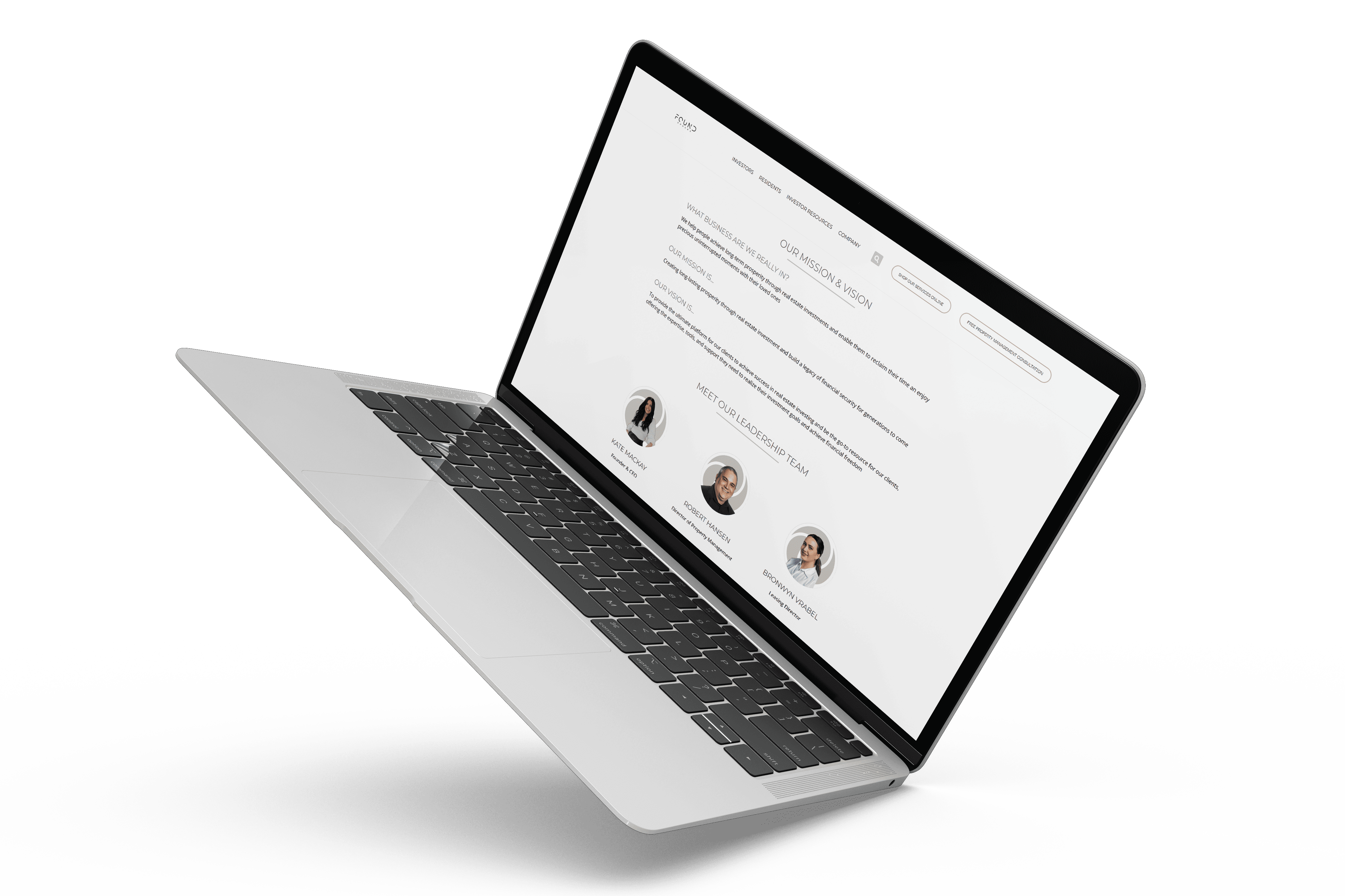 A laptop with a white screen and a white background.