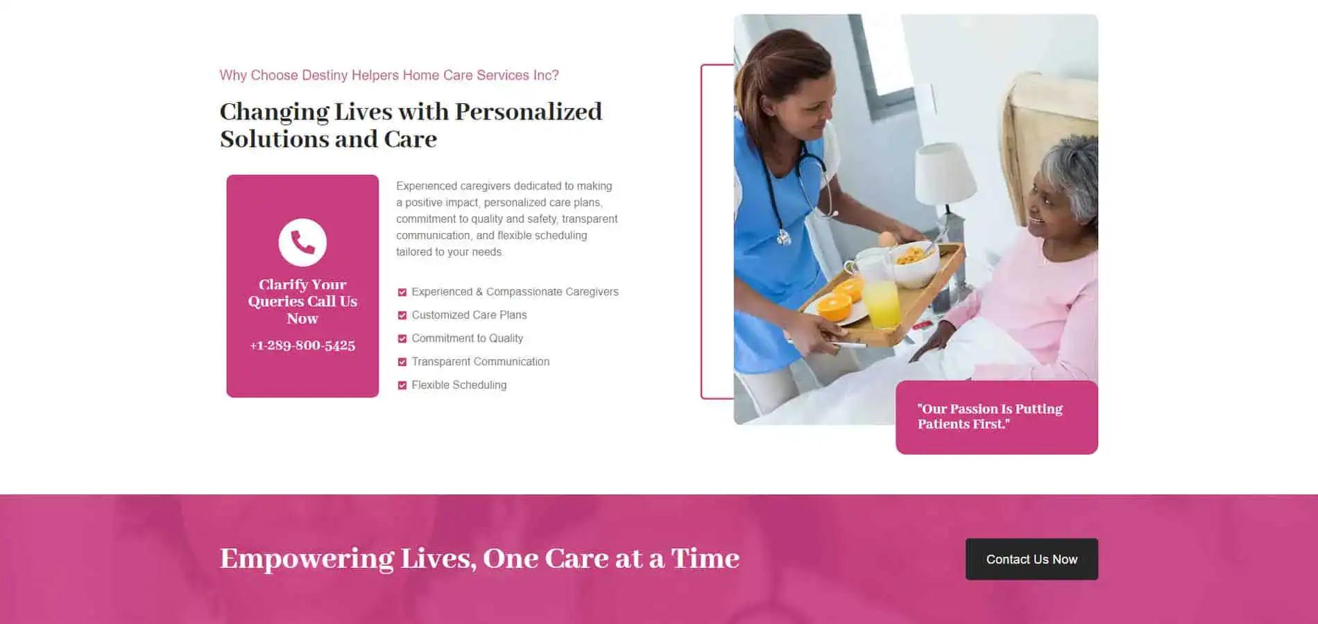 Portfolio | Destiny Helpers Home Care Services Inc DHHCS Carousel 6