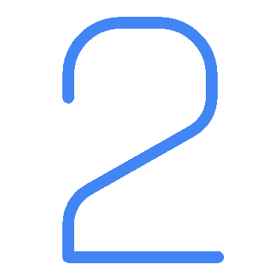A solid square filled with a medium blue color on a black background, reminiscent of the bold visuals often used in PPC advertising services.
